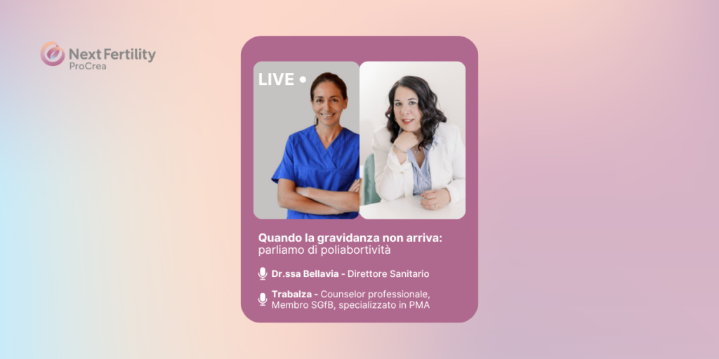 Webinar gratuito | Quando la gravidanza non arriva: parliamo di poliabortività: 24 giugno 2025 ore 12:30 su Zoom