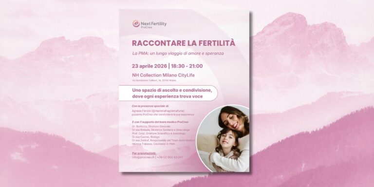 Raccontare la fertilità: tavola rotonda sulla PMA | 23 aprile 2026